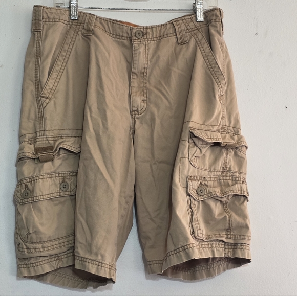 Lee Men's Tan Cargo Shorts (0176) - Picture 1 of 6